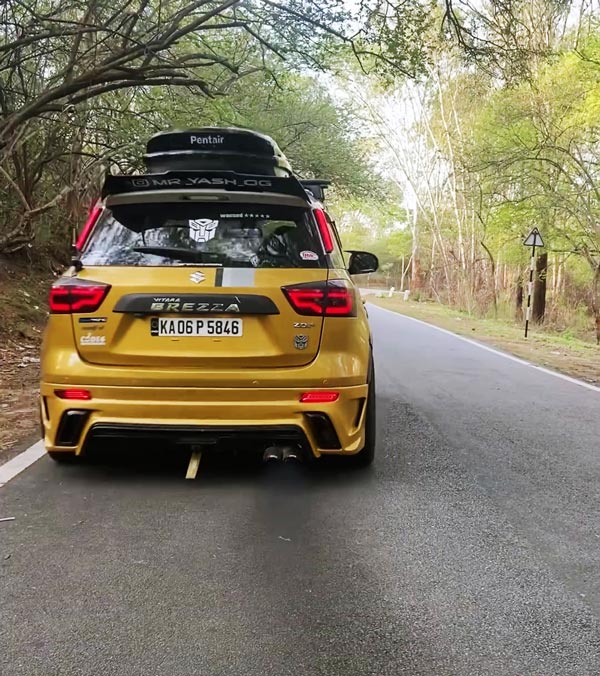 modified maruti suzuki vitara brezza