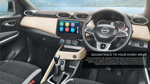 Nissan magnite geza cvt interior