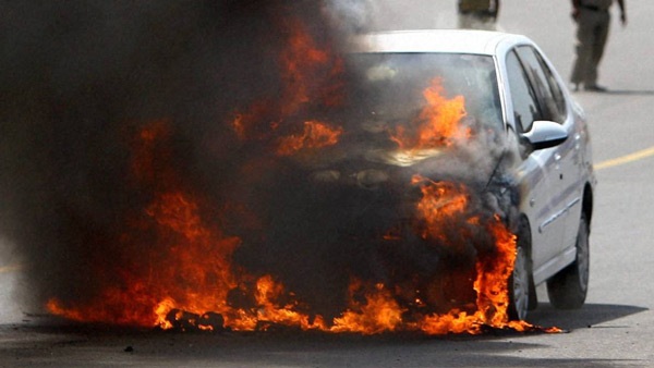 vehicles catching fire incidents