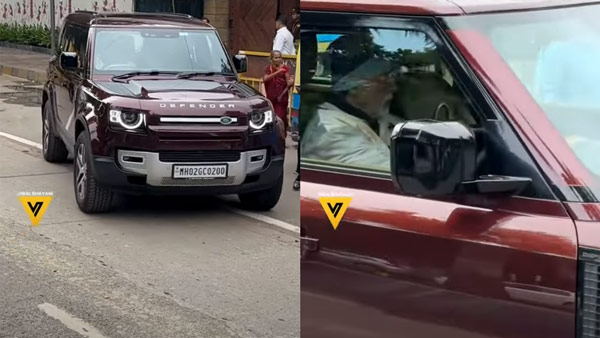 Amitabh Bachchan Spotted Driving Land Rover Defender 130
