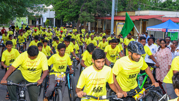 Cycle Rally Organized By GO UNIQ Cycle Mart