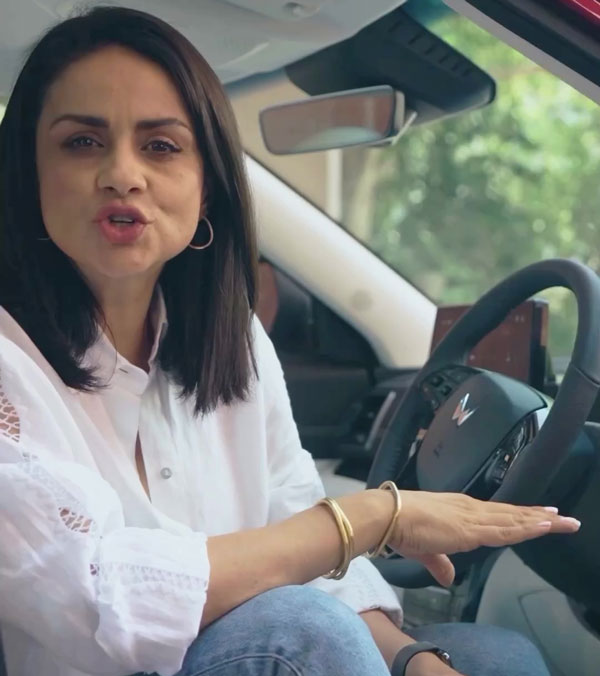 actress impressed by mahindra xuv3xo