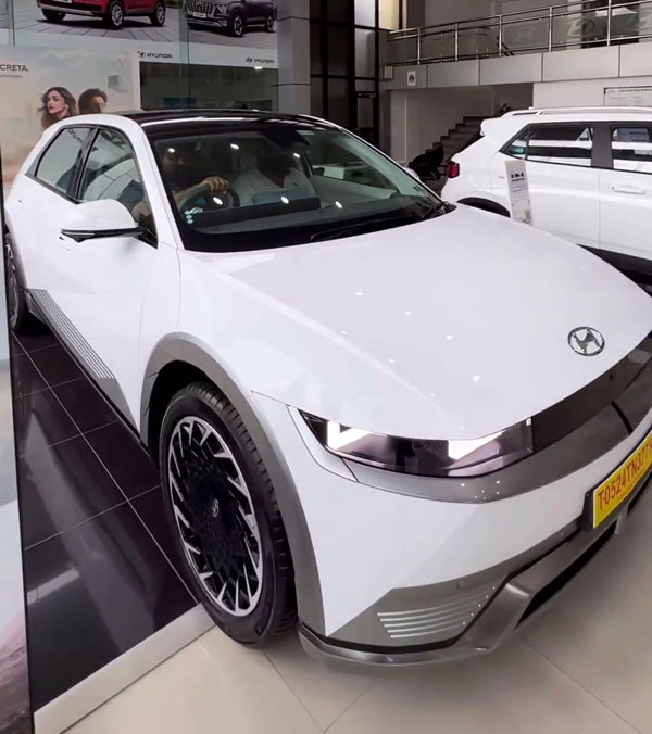 food vlogger buys hyundai ioniq-5