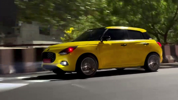 2024 swift car in yellow