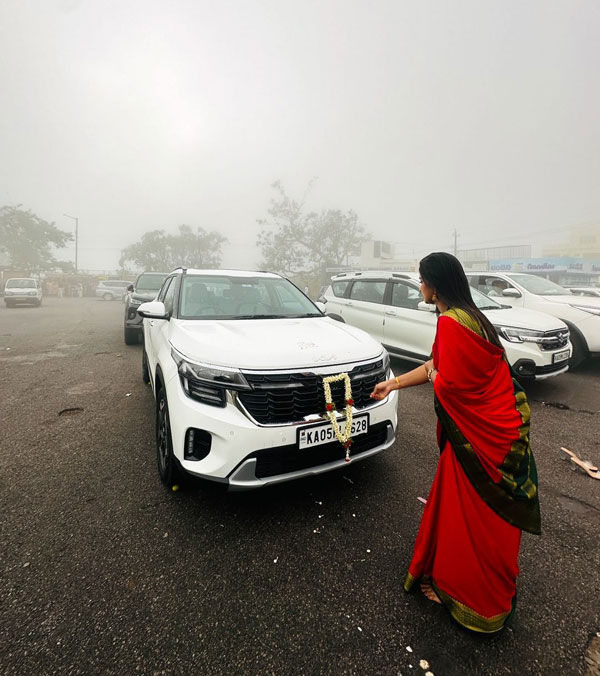 mouna guddemane buys kia seltos