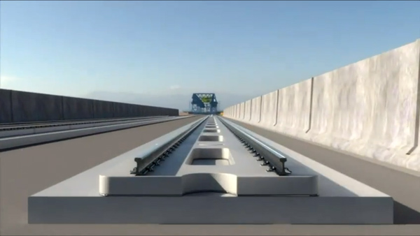 Ballastless Track For Bullet Train