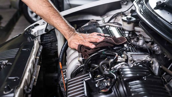 Cleaning Car Parts With Petrol
