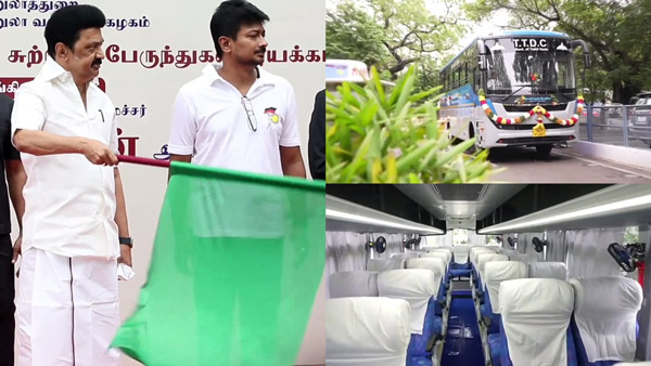 Luxurious high-tech buses in ttdc