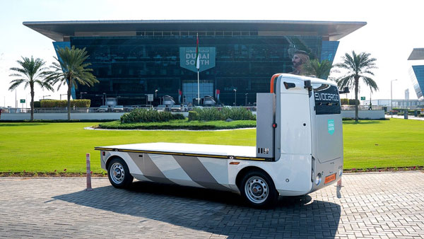 driverless trucks on testing