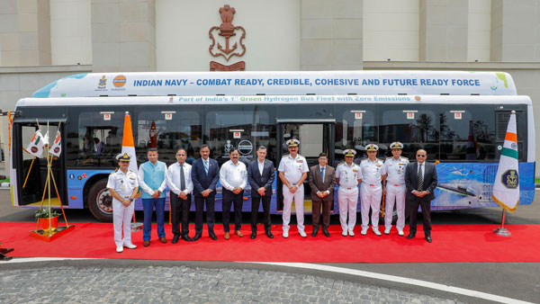 hydrogen bus indian navy hydrogen bus indian navy
