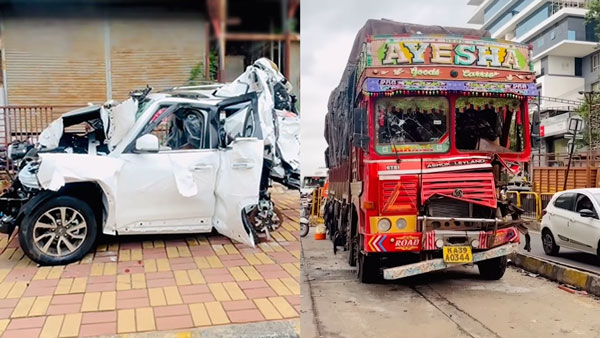 mahindra scorpio-n car sandwiched