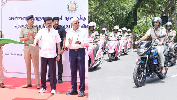 Chennai police two-wheelers Chennai police two-wheelers