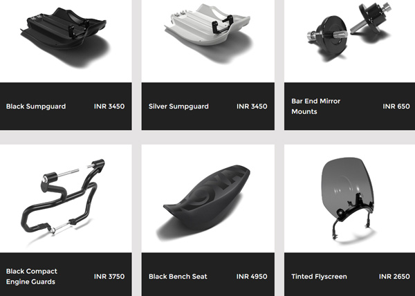 royal enfield guerrilla 450 accessories
