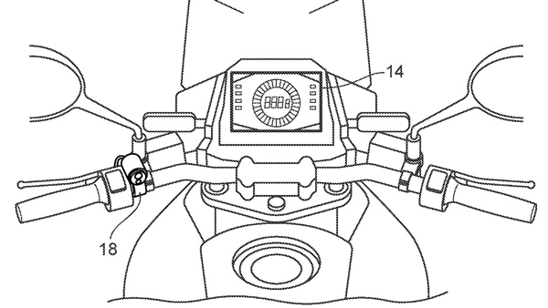 Motorcycle rear view camera