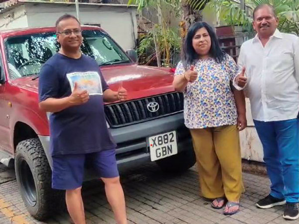 man drove car to india man drove car to india