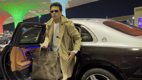 karan johar in mercedes-maybach s580