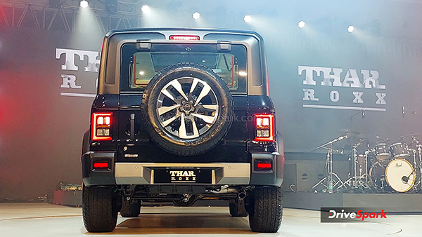Mahindra Thar Roxx Rear Design