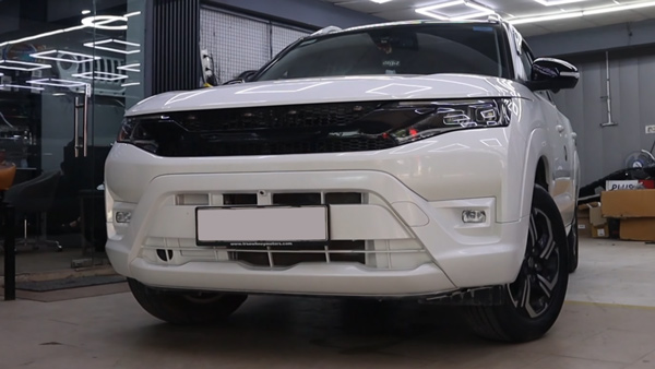 modified maruti suzuki brezza car