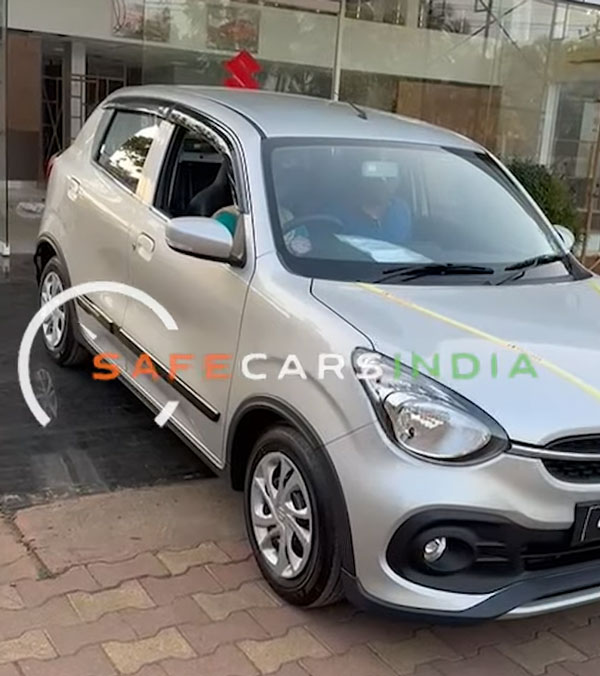 brand-new maruti suzuki celerio crashed