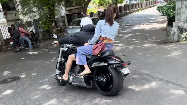 actress rides with nikhil kamath