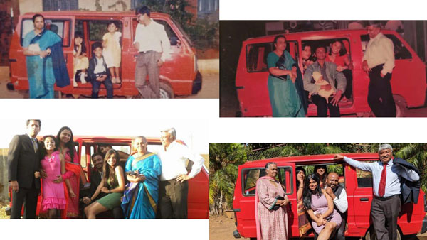 family with their 40-years-old omni