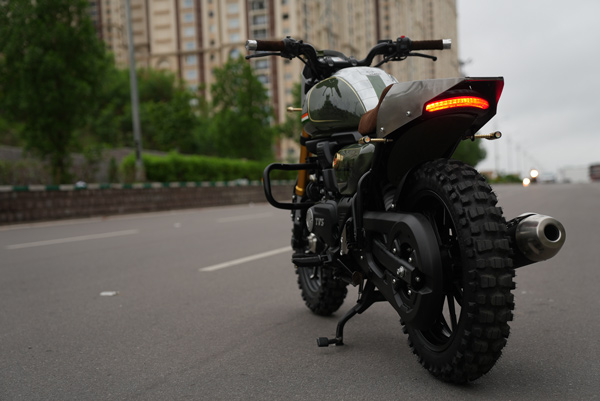 TVS ronin parakram kargil edition rear