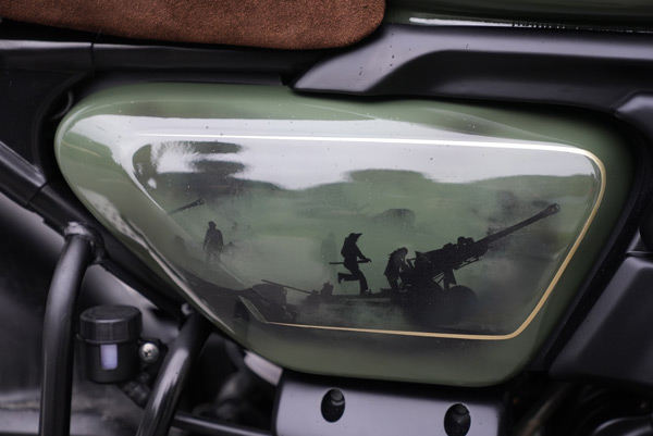 TVS ronin parakram kargil edition side view