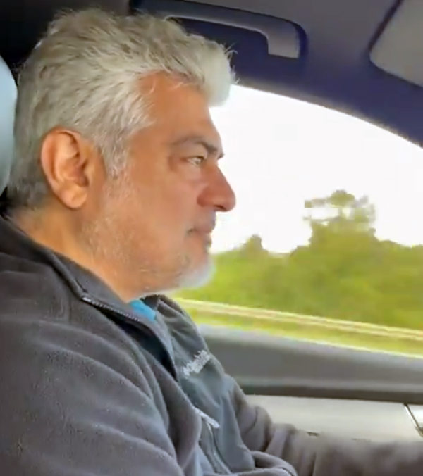 actot ajithkumar drives audi car