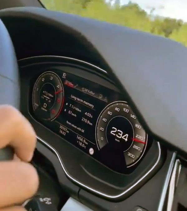 actot ajithkumar drives audi car