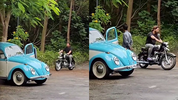 Dhoni Spotted Riding Jawa 2 Stroke Dhoni Spotted Riding Jawa 2 Stroke