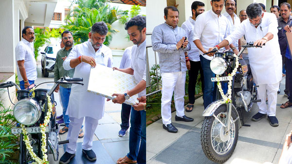 Karnataka deputy cm dk shivakumar s yezdi roadking restored