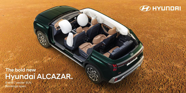Hyundai alcazar facelift airbag