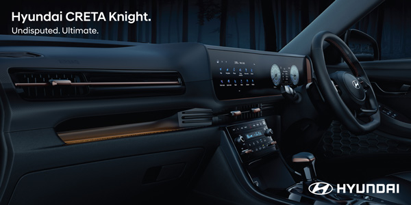 Hyundai creta knight edition dasboard