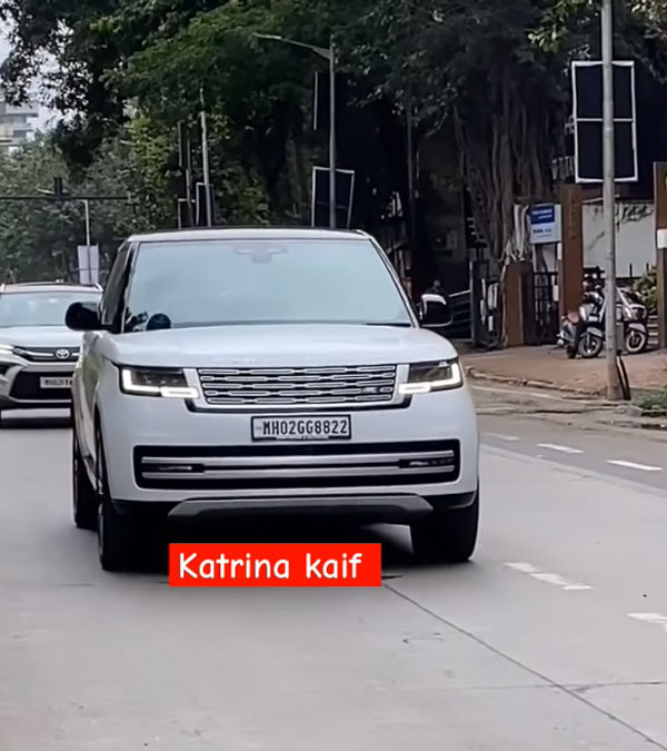 Katrina Kaif s Range Rover Front