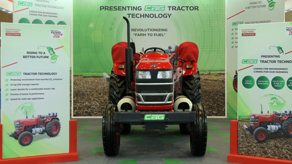 mahindra s yuvo tech biogas tractor