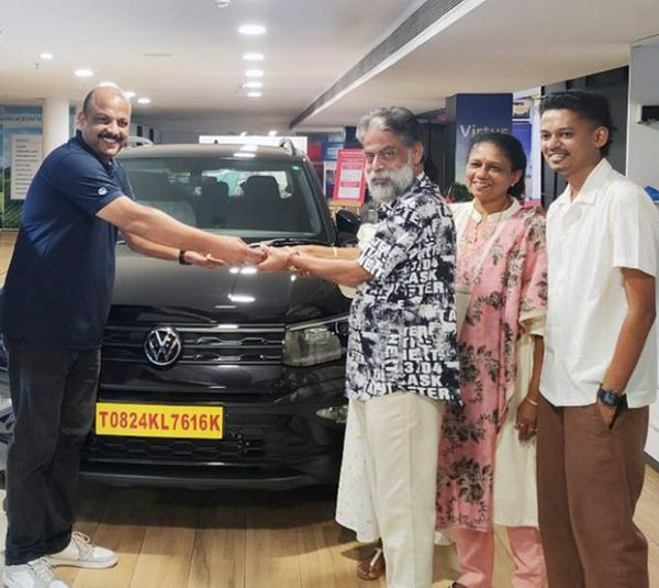 sangeeth prathap buys volkswagen taigun