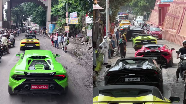 lamborghini cars passed through mussoorie