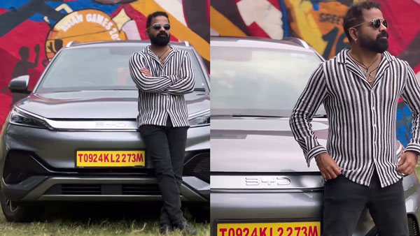 Actor vinay forrt buys byd atto 3 suv