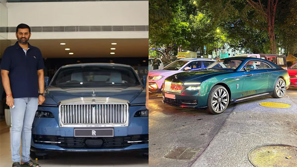 Chennai builder baashyaam yuvaraj buys second rolls royce spectre Chennai builder baashyaam yuvaraj buys second rolls royce spectre