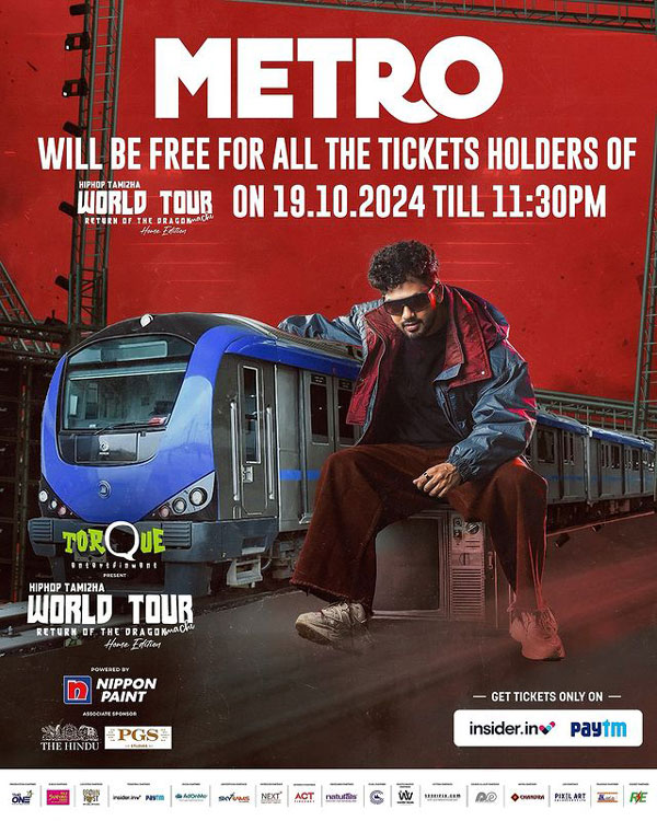chennai metro rail ticket free