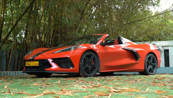 india s one only chevrolet corvette