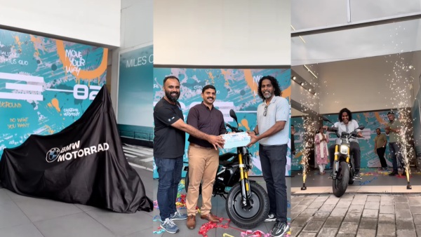 India s first bmw motorrad ce 02 delivered in kerala