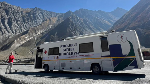 Jcbl launches mobile dental clinic in ladakh Jcbl launches mobile dental clinic in ladakh