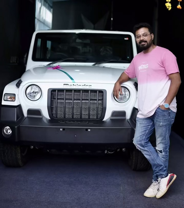 jishin mohan buys mahindra thar