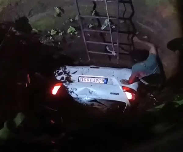 kerala swift falls in well