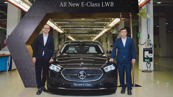 mercedes-benz lwb e-class production starts