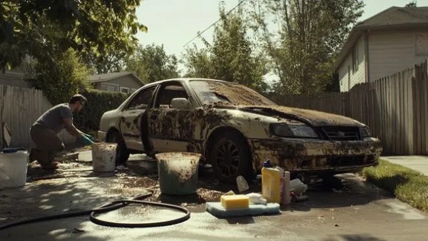 how to remove oil grease