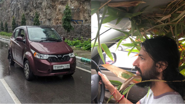 nag ashwin using mahindra e2o