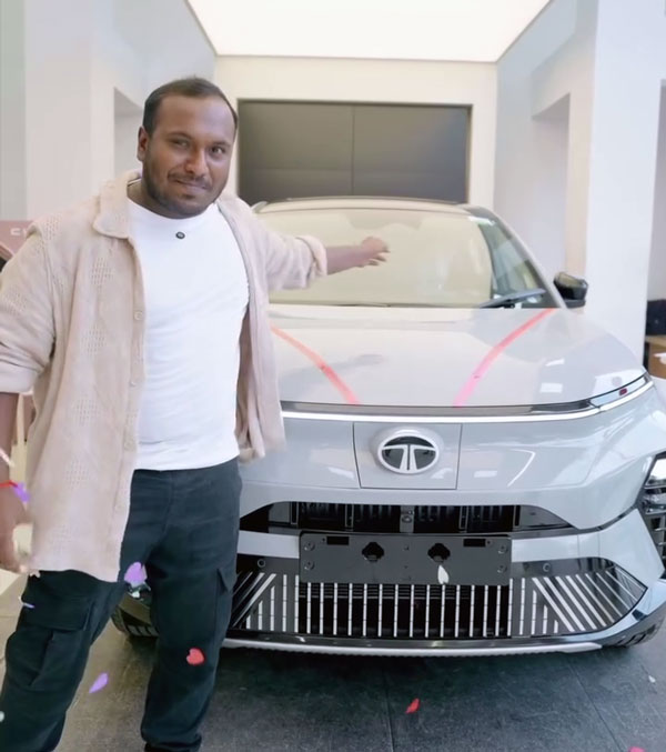 prashanth gowda buys tata curvv