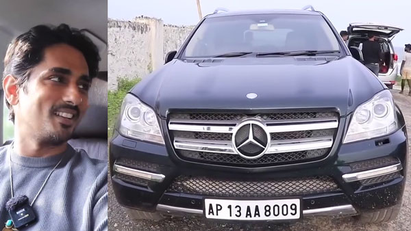 actor siddharth beast car
